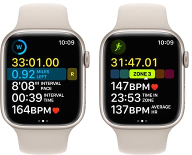 Apple Watch Series 8 45mm Cellular (starlight alu. / starlight sport band)