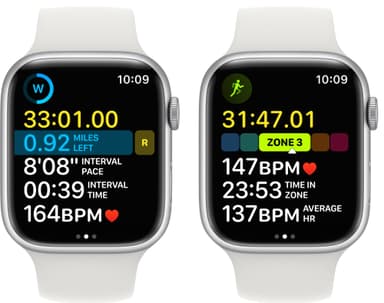 Apple Watch Series 8 45mm GPS (silver alu. / white sport band)