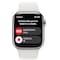 Apple Watch Series 8 45mm Cellular (silver stainless steel / white sport band)