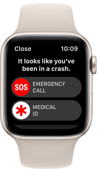 Apple Watch SE 2nd Gen 44 mm GPS (Starlight Alu/Starlight sport band)