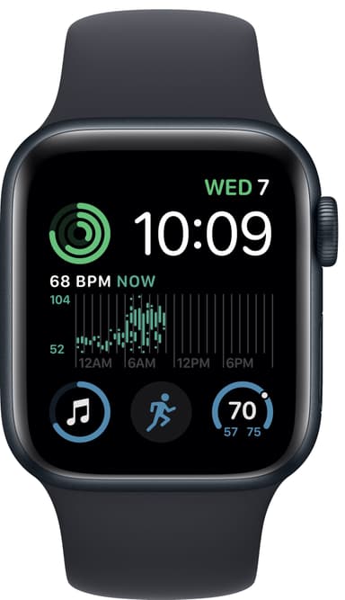 Apple Watch SE 2nd Gen 40 mm LTE (Midnight Alu/Midnight sport band)