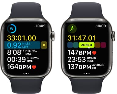 Apple Watch Series 8 45mm Cellular (graphite stainless steel / midnight sport band)