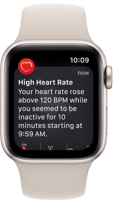 Apple Watch SE 2nd Gen 40 mm GPS (Starlight Alu/Starlight sport band)