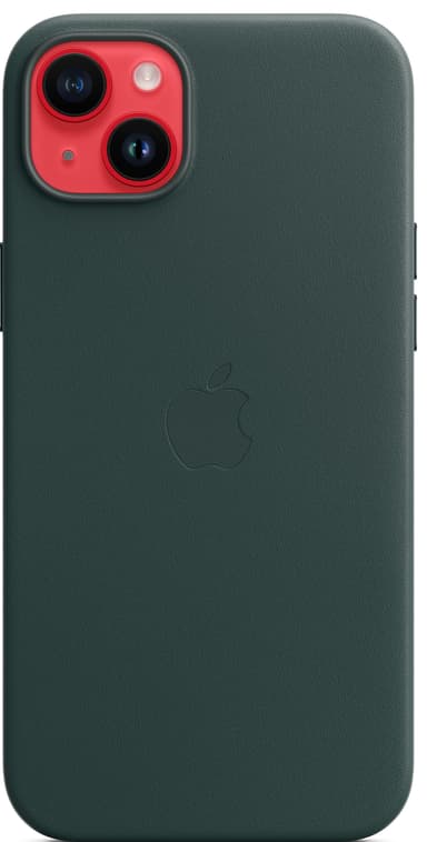 iPhone 14 Plus läderskal (Forest Green)