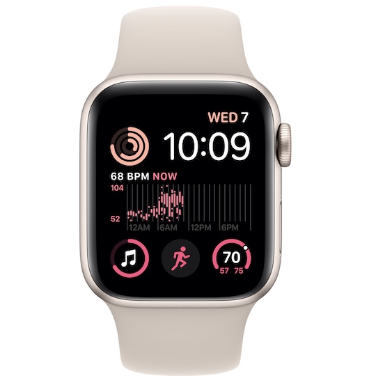 Apple Watch SE 2nd Gen 40 mm LTE (Starlight Alu/Starlight sport band)