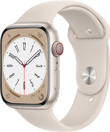 Apple Watch Series 8 45mm Cellular (starlight alu. / starlight sport band)