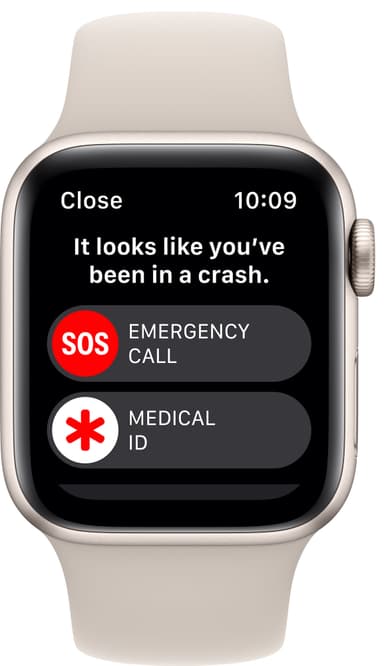Apple Watch SE 2nd Gen 40 mm GPS (Starlight Alu/Starlight sport band)