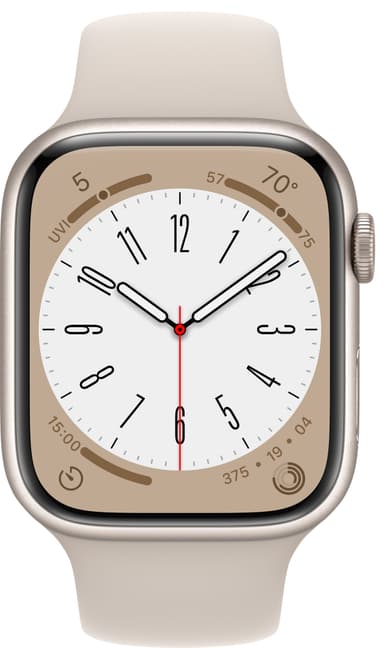 Apple Watch Series 8 45mm Cellular (starlight alu. / starlight sport band)