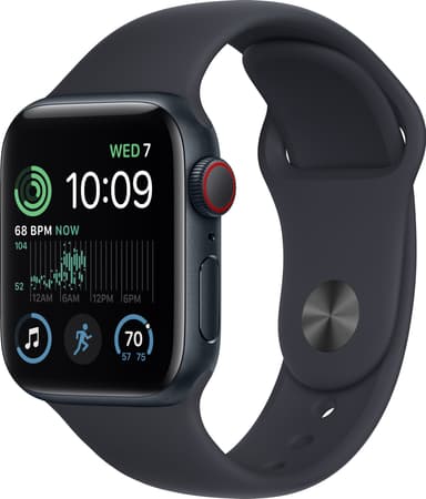 Apple Watch SE 2nd Gen 40 mm LTE (Midnight Alu/Midnight sport band)