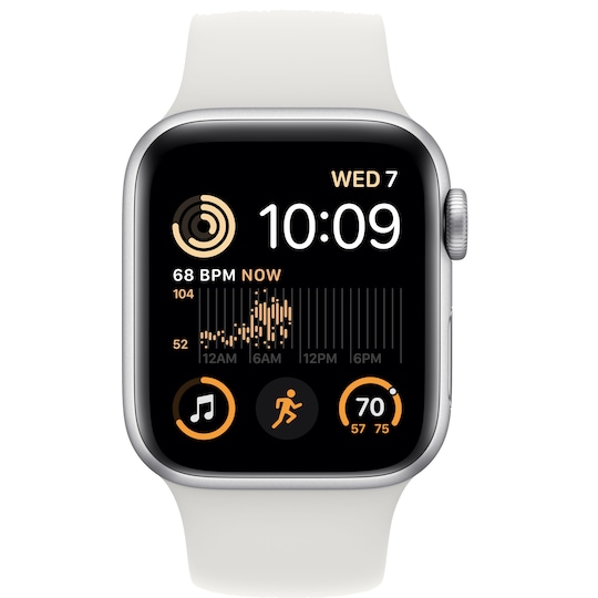 Apple Watch SE 2nd Gen 40 mm LTE (Silver Alu/White sport band)