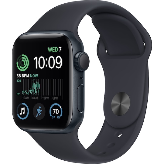 Apple Watch SE 2nd Gen 40 mm GPS (Midnight Alu/Midnight sport band)