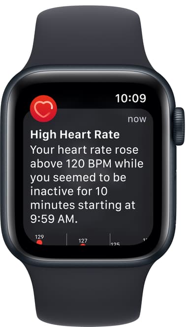 Apple Watch SE 2nd Gen 40 mm GPS (Midnight Alu/Midnight sport band)