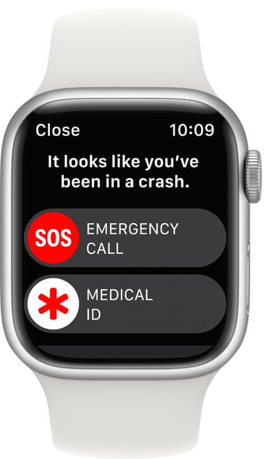 Apple Watch Series 8 41mm GPS (silver alu. / white sport band)