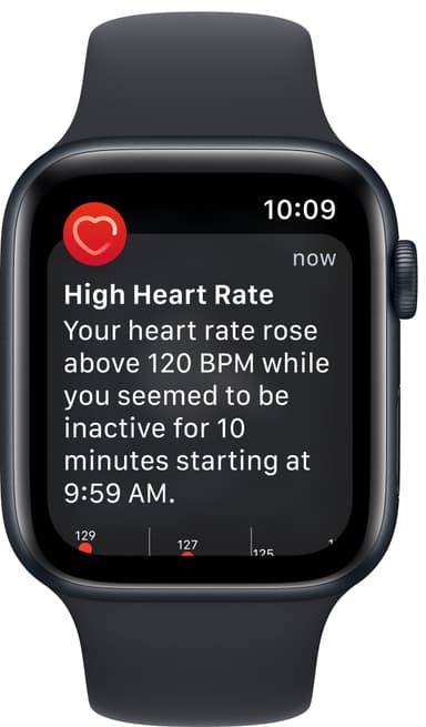 Apple Watch SE 2nd Gen 44 mm LTE Midnight Alu (Demo)