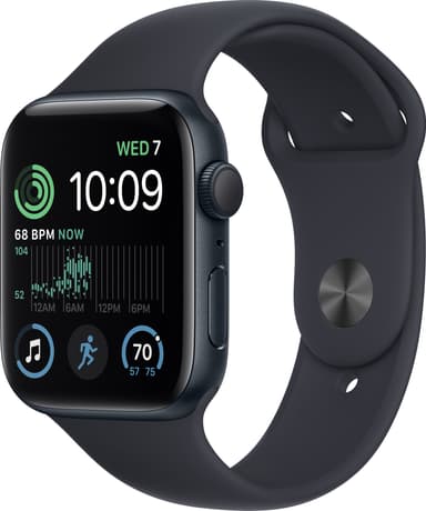 Apple Watch SE 2nd Gen 44 mm GPS (Midnight Alu/Midnight sport band)