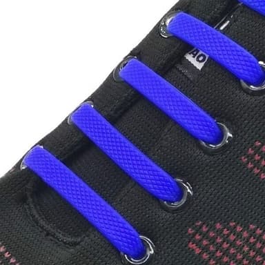 Elastiska silikon skosnören Unisex- Vita