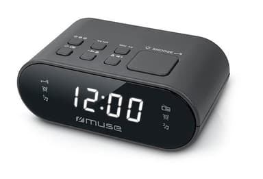 M-10CR Clock radio FM Black
