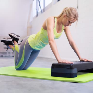 tectake Yogamatta - 185 x 80 x 1,5 cm, grön