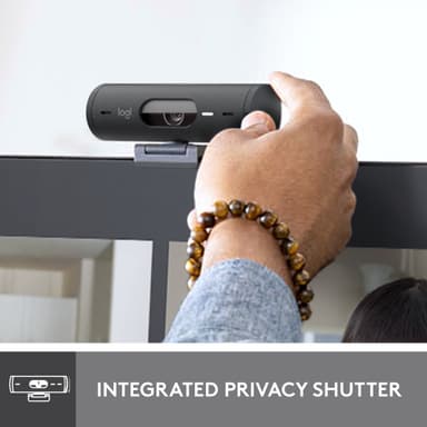 Logitech Brio 500 webbkamera (grafit)