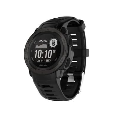 Garmin instinct silikonband - Svart