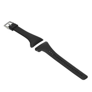 Silikon armband till Polar FT4 & FT7, svart