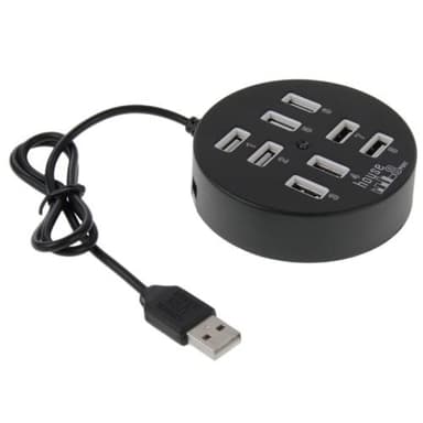 Usbhubb Puck 8-Portar