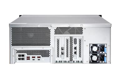 QNAP TS-h2483XU-RP NAS Rack (4U) Nätverksansluten (Ethernet) Svart E-2236