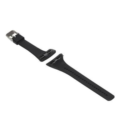 Silikon armband till Polar FT4 & FT7, svart