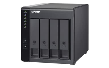 QNAP TR-004 Hölje för lagringsenheter HDD- / SSD kabinett Svart 2.5/3.5"
