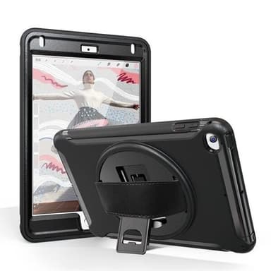 360 graders roterbart fodral till iPad mini 2019 & mini 4 Svart