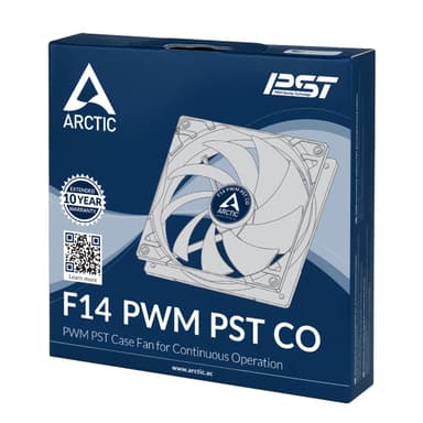 ARCTIC F14 PWM PST CO Datorväska Fan 14 cm Svart 1 styck