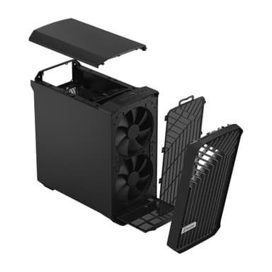 Fractal Torrent Compact PC-chassi (solitt svart)