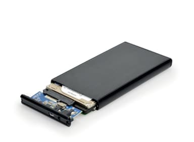 Port Designs 900030 Hölje för lagringsenheter SSD-inkapsling Svart 2.5"