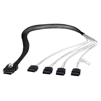 Fantec 2166 SCSI-kablar 0,7 m Svart