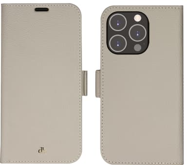 dbramante1928 New York iPhone 14 Pro plånboksfodral (beige)