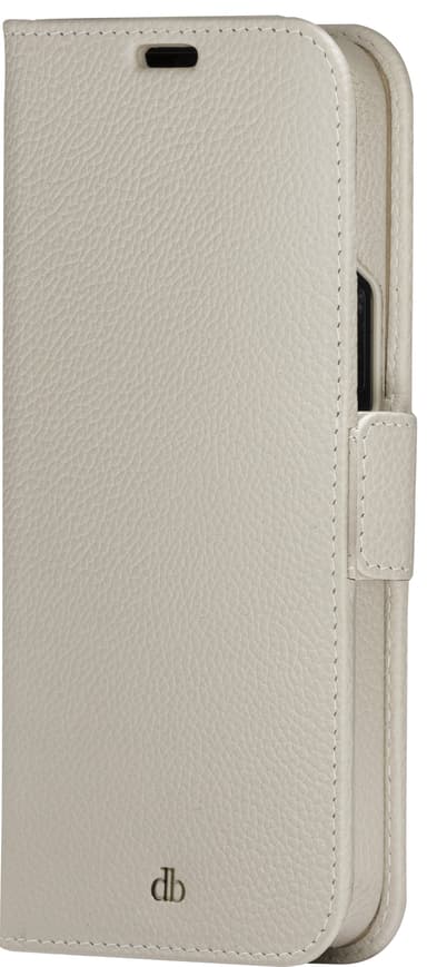dbramante1928 New York iPhone 14 Pro plånboksfodral (beige)
