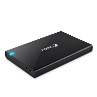 Fantec ALU-25B31 HDD- / SSD kabinett Svart 2.5"