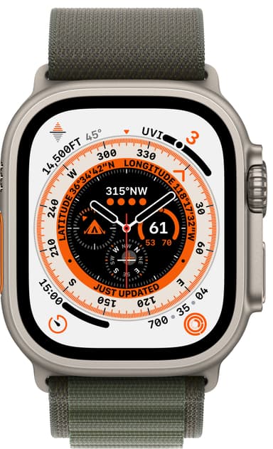 Apple Watch 49 mm Alpine loop (grön)