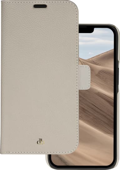 dbramante1928 New York iPhone 14 Pro plånboksfodral (beige)
