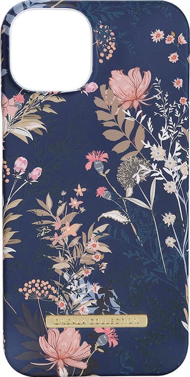 Onsala Fashion iPhone 14 fodral (dark flower)
