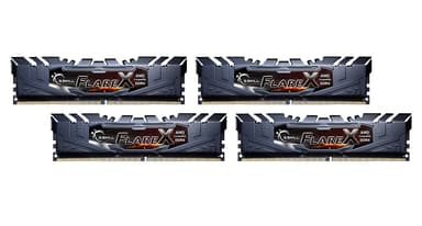 G.Skill Flare X (for AMD) F4-3200C16Q-32GFX RAM-minnen 32 GB 4 x 8 GB DDR4 3200 MHz