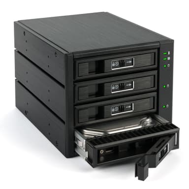 Fantec BP-T3141 HDD- / SSD kabinett Svart 2.5/3.5"