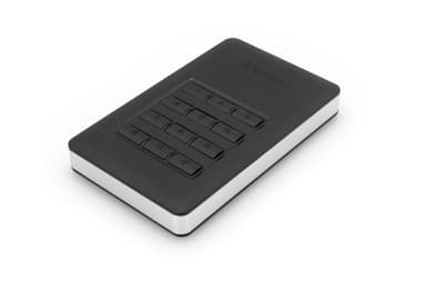 Verbatim Store'n'Go externa hårddiskar 1000 GB Svart, Silver