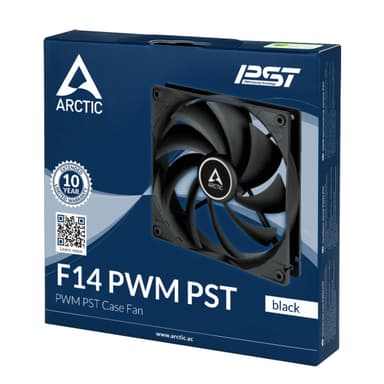 ARCTIC F14 PWM PST Datorväska Fan 14 cm Svart 1 styck