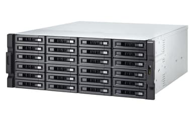 QNAP TS-2483XU-RP NAS Rack (4U) Nätverksansluten (Ethernet) Svart E-2136