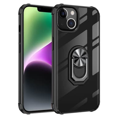 Clear Ring Case Apple iPhone 14 - Silver