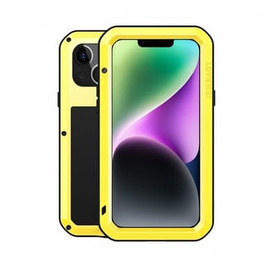 LOVE MEI Powerful skal Apple iPhone 14 - Gul