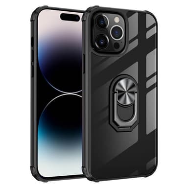 Clear Ring Case Apple iPhone 14 Pro Max - Silver