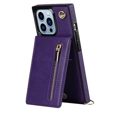 Zipper necklace case Apple iPhone 14 Pro Max - Lila