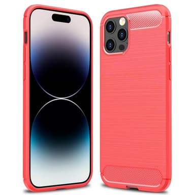 Borstat silikon skal Apple iPhone 14 Pro Max - Orange